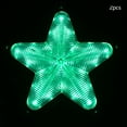 thumbnail image 6 of lacooooppia 2Pcs Side Markers Lights Night Automotive Accessory Trailer LED Signals Light green, 6 of 8