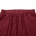 thumbnail image 6 of MIXUE Shorts For Women Summer Solid Color Cotton Elastic High Waist Drawstring Casual Comfortable Shorts Streetwear,Red,L, 6 of 6