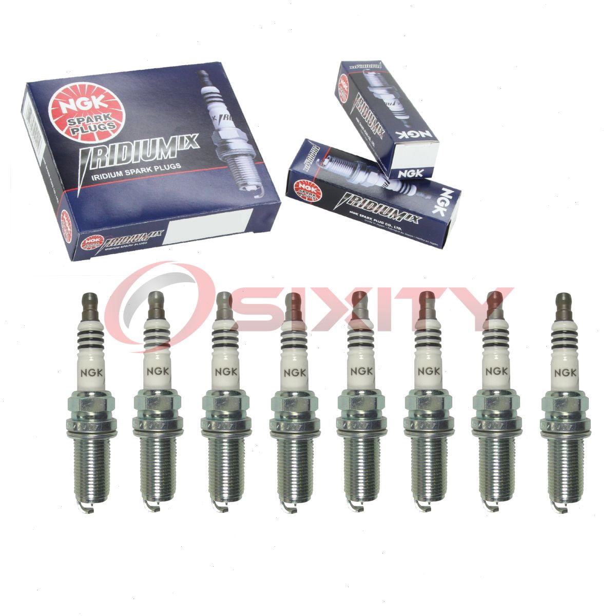 8 pc NGK 4469 Iridium IX Spark Plugs for 4703 5343 5617 7975 9609 BY481-LFR5A FR8MII33X IKH16 IKH16TT MZ602090 VKH16 XP5325 XP5325DP2 Ignition Wire Secondary Fits select: 2009-2018 TOYOTA RAV4