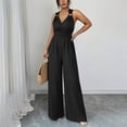 thumbnail image 5 of HBGVBA Women's Casual Maxi Dress,Cami Sleeveless Dresses,V-Neck Solid Color Jumpsuit Loose Lightweight Dress, 5 of 5