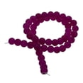 thumbnail image 1 of segolike Perles Rondes 8mm Polies Ternes pour Fabrication de Bijoux Fuchsia Coloré, 1 of 8