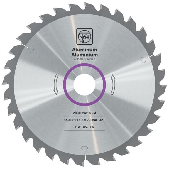 Fein 6 Inch Circular Saw Blade For Aluminum/non-Ferrous Metals