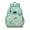 Greenish-blue-66, variant on Flying Dinosaur Students Backpack Featuring Cute Cartoon Dino and Artistic Watercolor Nature Design
