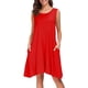thumbnail image 1 of Vestido informal sin mangas de verano para mujer, vestidos sueltos para cubrir la playa, vestido sin mangas Ormromra WMZL-935-15, 1 of 7
