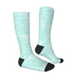 thumbnail image 3 of Easygdp Blue Bright Soccer Socks Sport Knee High Socks Calf Compression Athletic Socks for Men and Women, 3 of 9