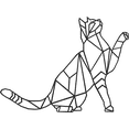 thumbnail image 3 of Cat Metal Decor , Metal Cat Wall Art , Decorative Wall Hanging, 3 of 3