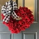 thumbnail image 4 of Guirnalda Del Día de San Valentín Ganfancp Decorativa Artificial Hecha a Mano En Forma de Corazón, 4 of 7