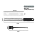 thumbnail image 4 of Microplane Zester Grater in Black for Citrus, Parmesan, Ginger, Chocolate and Nutmeg with Fine Blade, 4 of 5
