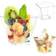 thumbnail image 7 of 50 Pack Plastic Clear Dessert Cups,Disposable Small Cake Cups,Yogurt Parfait Container,Reusable Appetizer Cups,Ice Cream Mousse Tasting Cups,for Home Party Picnic 2 Oz, 7 of 7