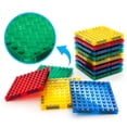 thumbnail image 1 of PICASSO-TILES 12 Pack Magnetic Tiles and Brick Compatible, Classic Brick, Brick Building Block Set, For Kids, 1 of 6