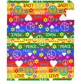 thumbnail image 2 of Peace Love Sign Magnetic Mailbox Cover Rainbow MailWraps Garden Yard Home Decor for Outside Oversized-25.4" x20.8"\u2026, 2 of 6