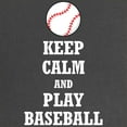thumbnail image 2 of CafePress - Keep Calm And Play Baseball Maternity Dark T Shirt - Maternity Dark T-Shirt, 2 of 3