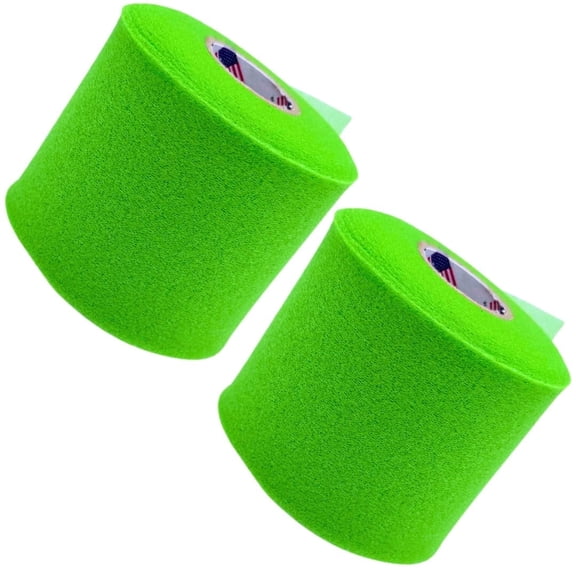 Shield Athletic Underwrap | 2 Roll Pack of PreWrap 2.75" X 30 Syards (Lime Green)
