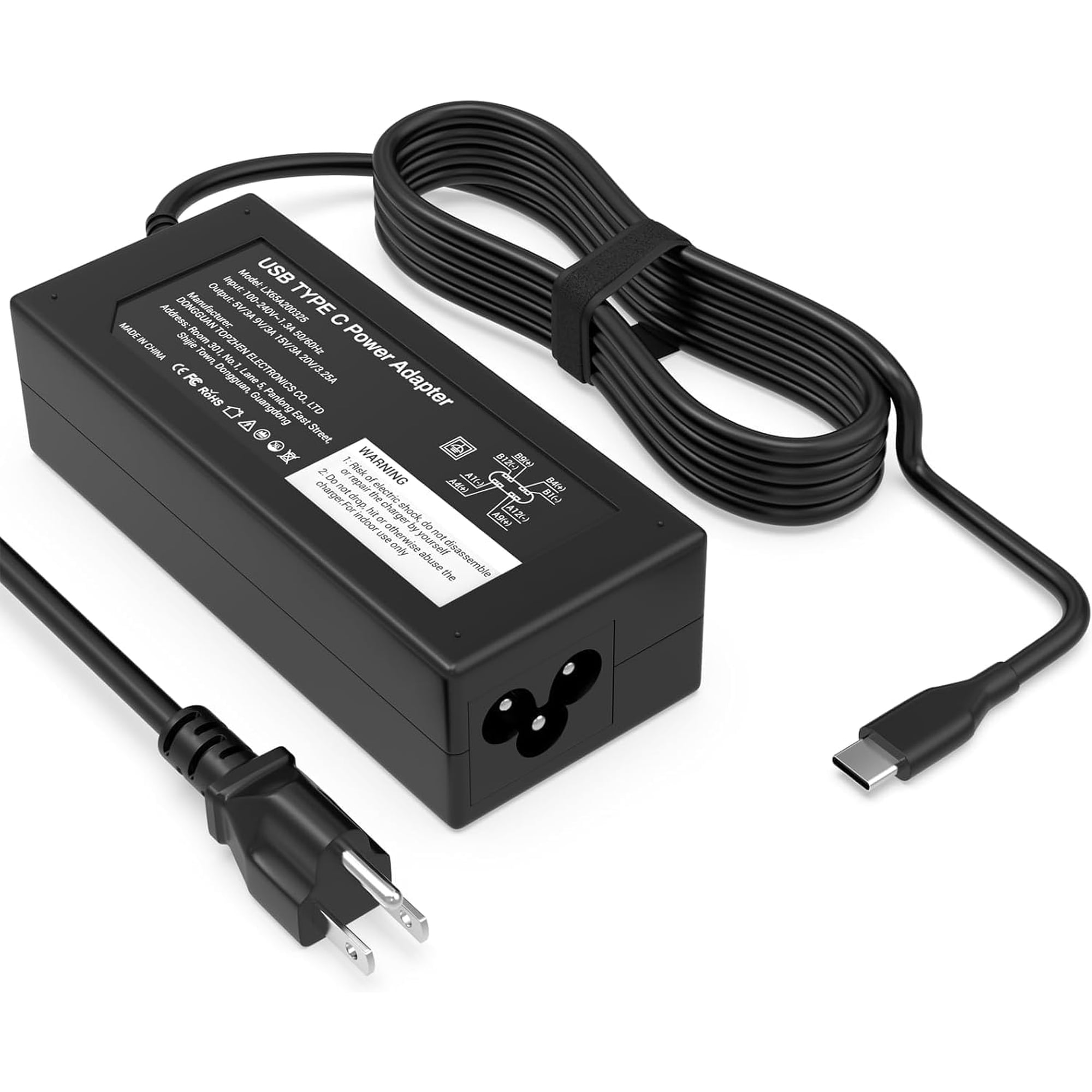 65W USB C Laptop Charger,USB Type C Power Adapter for All