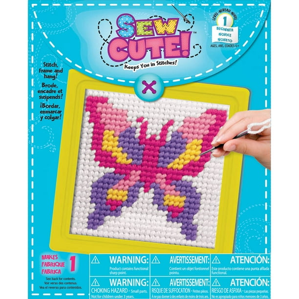 Sew Cute! Needlepoint Kit, Butterfly