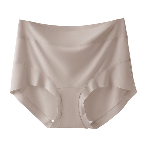 IFNWSV 100% Cotton Underwear Women Breathable Soft Solid Color Bikini Panties for Everyday Coffee XL