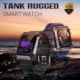 thumbnail image 4 of Rogbid TANK S2 Smart Watch 1.83-Inch IPS FullTouch Screen Bluetooth Call Fitness Tracker IP68 Waterproof, 4 of 8