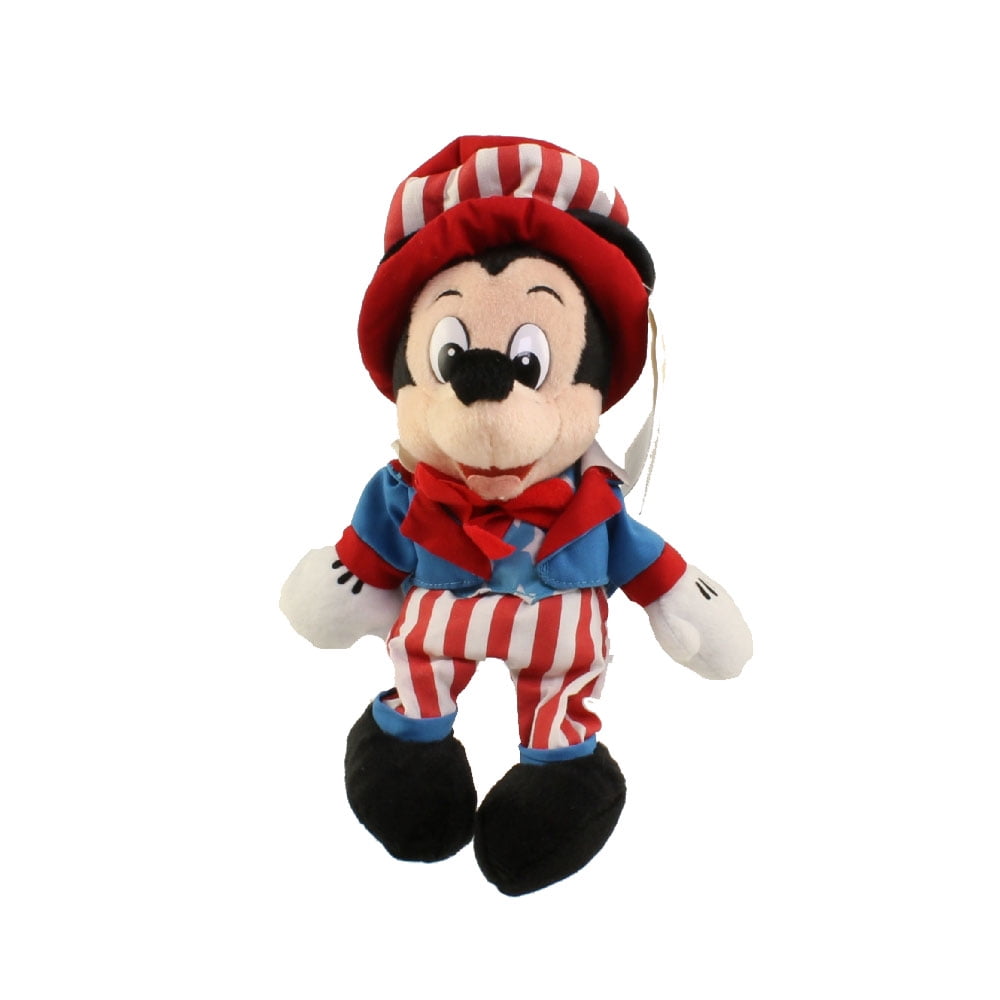 DISNEY STORE EXCLUSIVE 4TH OF JULY UNCLE SAM GOOFY 9" PLUSH BEAN BAG TOY 