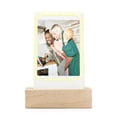 thumbnail image 1 of Marco de Fotos Transparente, Marcos de Imágenes de Base de Madera establece de 3 Pulgadas Duraderas para El Hogar, 1 of 7