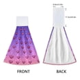 thumbnail image 3 of Yayeee Kitchen Hanging Hand Towels Set of 2 with Loop Bathroom Absorbent Tie Towel, Pixel Love, 3 of 7