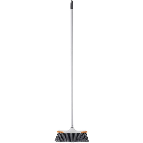 Superio Lightweight Grey Essential Household Broom with Metal Handle