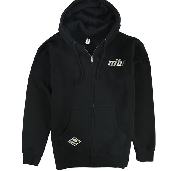 Independent Trading Company Mens MiBR Logo Hoodie Sweatshirt, Black, Large