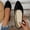 Black, variant on Womens Ballet Flats Pointed Toe Shallow Mouth Comfortable Flat Shoes Spring Summer Casual Work Dress Shoes