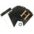 thumbnail image 5 of Black New Banner Farewell Party Banner Happy Year Decorations 2025 New Year Bunting Flag Year Party（20*16cm）, 5 of 5