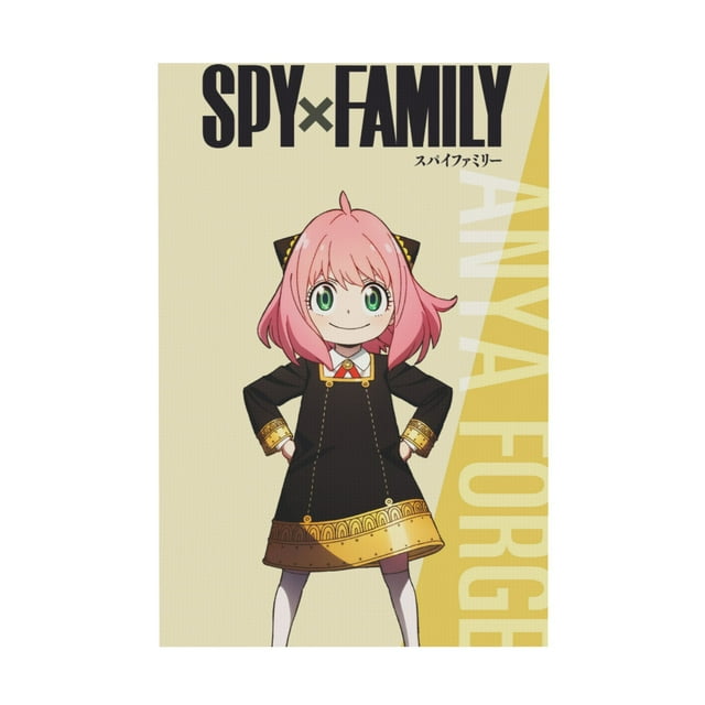 Anime Canvas Poster Polyester Multi Size Decorative Poster,Spy X Family Poster Anime Paint Decorative Poster 28.0 X 42.0 In