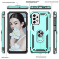 thumbnail image 4 of LeYi for Galaxy A23 5G Phone Case, Samsung Galaxy A23 5G Case with [2 Pack] Tempered Glass Screen Protectors, Heavy Duty Protective Phone Case with Magnetic Ring Stand for Samsung A23 5G, Mint, 4 of 5