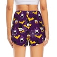 thumbnail image 2 of Lsque Halloween Gnomes1 Printed Women's Running Shorts with Liner Pockets,Elastic Quick Dry Workout Athletic Gym Yoga Shorts,Womens High Waist Shorts-X-Large, 2 of 9