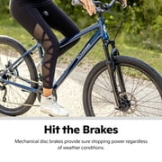 Schwinn Junction Hybrid Bike, 27.5-in. Wheels, 7 Speed Adult Bicycle, Navy