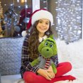 thumbnail image 3 of Muñeco de peluche navideño Grinch Delicioso juguete de peluche verde Grinch: Muñeco de dibujos animados navideño para niños Grinch de peluche, 3 of 5