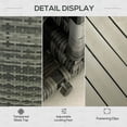 thumbnail image 6 of Topcobe 8-Piece Rattan Outdoor Sofa Set with 4 Sturdy Tables, Storage Compartment, and Umbrella Hole, Gray Collection, 6 of 11