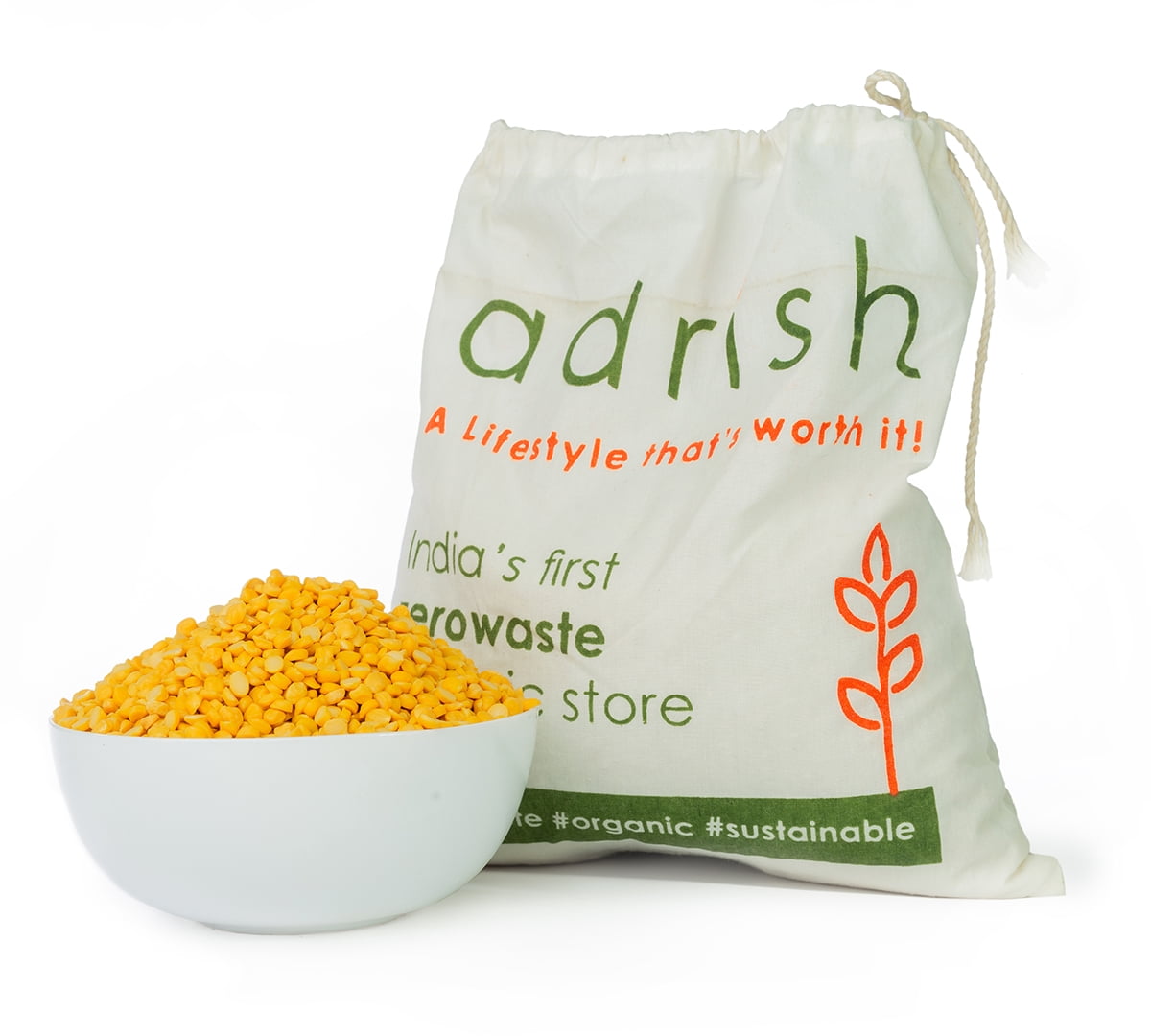 Adrish Zerowaste Spilt Chickpeas (Chana Dal) - 1lb(16oz) - Walmart.com