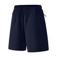 thumbnail image 5 of Yindaity Cotton Shorts Boys Boys Golf Shorts Adjustable Waist Kids Uniform Chino Causal Athletic Shorts Pockets(Dark Blue,10-11 Years), 5 of 7