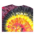 thumbnail image 2 of Colortone Womens Rainbow Tie-Dye Short Sleeve Heavyweight T-Shirt, 2 of 2