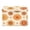 Repeating Sun Pattern, variant on Large Fliplid Foldable Storage Bin Boxes Cubes Baskets with 2 Handles for Clothes Books 16.5x12.6x11.8 Inch Terracotta Tones Feather