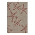 thumbnail image 2 of 5â€™ x 7â€™ Red Starfish Indoor Outdoor Area Rug, 2 of 9