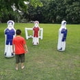 thumbnail image 2 of Portería inflable de entrenamiento de fútbol de 160 cm, soporte para portero, maniquí de aire para defensa, 2 of 5