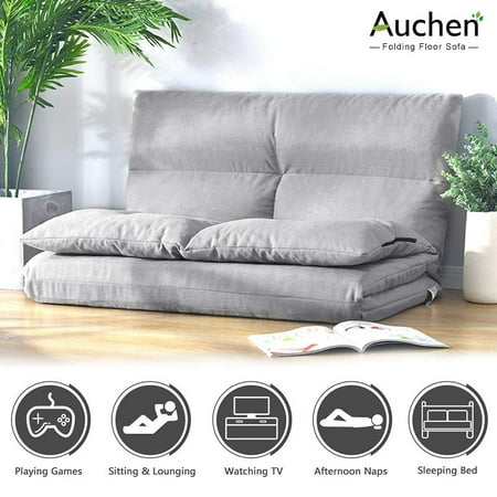 Auchen Folding Floor Sofa Adjustable Floor Couch And Sofa For