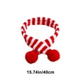 thumbnail image 4 of Cheapark Christmas Cat Collar - Knitted Woolen Bib Scarf, Adjustable Fit, Festive Jewelry Decoration for Pet Holiday Celebrations, 4 of 6