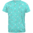 thumbnail image 2 of Bones and Stars Glitter Pattern All Over Mens T Shirt Multi 2XL, 2 of 2
