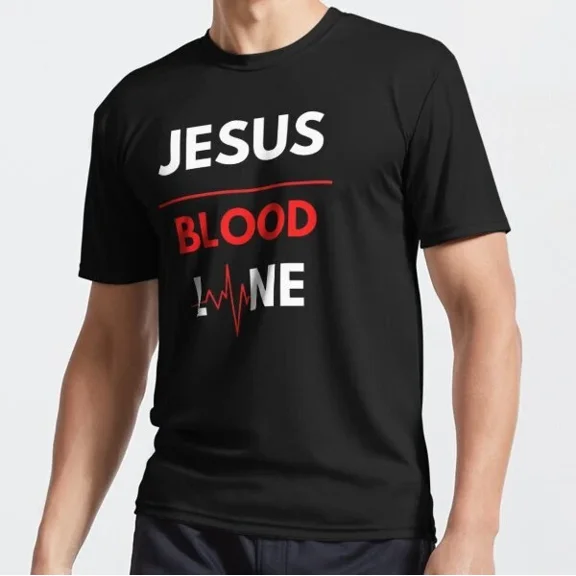 T-Shirt With New Limited Jesus Blood Line Design Best Gift Idea Tee T-Shirt S-5XL