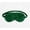 Emerald, variant on 8 x 4 in. Hamsa Emerald Embroidered Quilted Eyemask