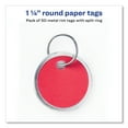 thumbnail image 2 of Avery Key Tags with Split Ring, 1.25" dia, Assorted Colors, 50/Pack, Each, 2 of 10