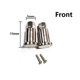 thumbnail image 3 of Adaptador hexagonal de cubo de rueda delantera y trasera YONGSHENG Metal para coche Wpl D12 1/10 Rc, 3 of 5