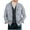 Gray, variant on Dagugfen Tops for Men Jackets Button down Long Sleeve Loose Solid Color Work Casual Coat with Pockets