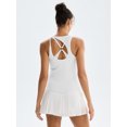 thumbnail image 5 of RUNNING GIRL Women’s Open Back Workout Tank Top Sleeveless Athletic Tennis Shirt Yoga Running Top Sportswear, 5 of 7