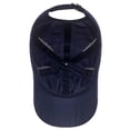 thumbnail image 7 of Bibifish Mens Black Baseball Cap Full Perforated Fabric & Logo Patch Detail Lightweight Breathable Casual Outdoor & Sports Sun Protection Cap, 7 of 7